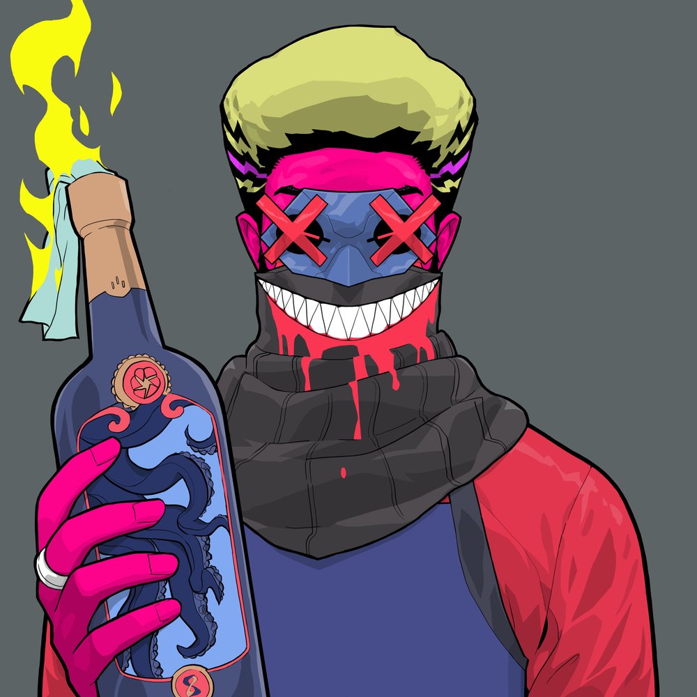 Day 10 follows the theme of yesterday's slightly dark twist... 

Anarchy in NFT form. A good metaphor for what <a href="/SanSound3/">SAN Sound</a> is bringing to the way we consume music...