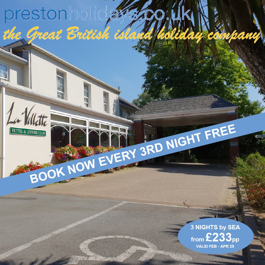 PrestonHolidays's tweet photo. #Guernsey @ 3* La Villette Hotel & Spa
https://t.co/ZfAQm6ZISA 03333131153
Book now 3nts by sea fm £233pp
#CondorBreaks #GuernseyBreaks #IslandGetaways #Breakaways #FerryTravel #IslandsOfGuernsey #Travelsmith #GuernseyTravel
@condor_ferries @visitguernsey @hospitalitygg https://t.co/iCGdKuJn49