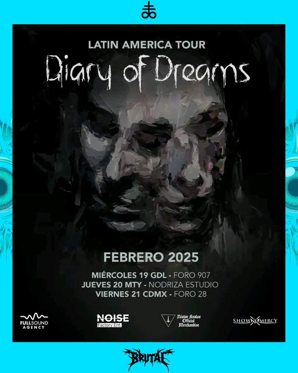 BrutalRevista's tweet photo. @DIARYOFDREAMS en México.
El Dark Wave de Diary of Dreams se hará presente en nuestro país los días 19, 20 y 21 de Febrero.
🎟️ @boletomovilmx
#fullsoundagency #shownomercypromotion
#radarmedios #noisefactoryec
#BrutalRevista #diaryofdreams #radarmedios https://t.co/2Y03oW3spx
