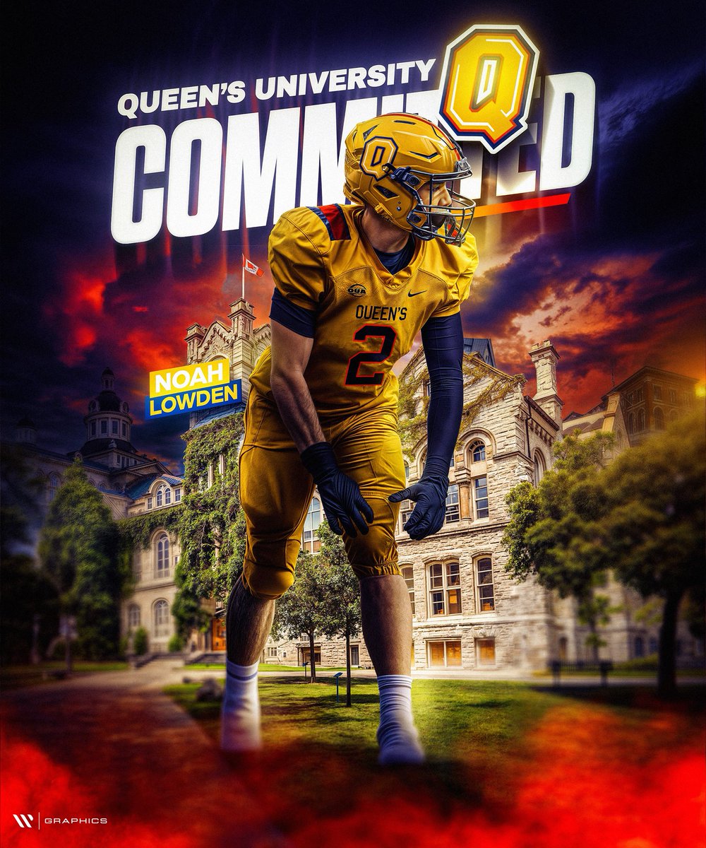 Noah Lowden (@noahwlowden) on Twitter photo Committed to Queenโs University !!
Beyond blessed for this opportunity to further my athletic and academic career. To all who have helped me along the journey, I am forever indebted.
The future is GOLDEN! #ChaGheill ๐ท๐ด๐
<a href="/Queens_Football/">Queen's Football</a> <a href="/queensgaels/">Queen's Gaels</a> Committed to Queenโs University !!
Beyond blessed for this opportunity to further my athletic and academic career. To all who have helped me along the journey, I am forever indebted.
The future is GOLDEN! #ChaGheill ๐ท๐ด๐
<a href="/Queens_Football/">Queen's Football</a> <a href="/queensgaels/">Queen's Gaels</a>