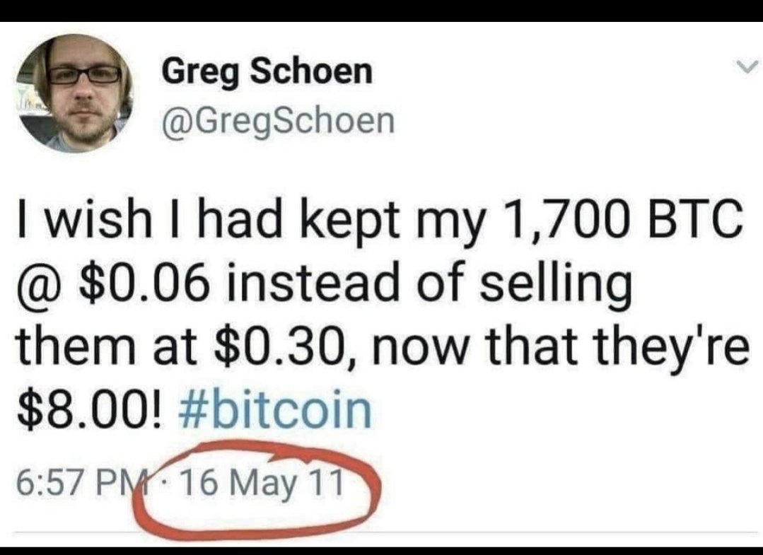 Pioneers, consider holding the majority of your coins for at least 3 years before making any moves! You don’t want to end up like this guy and the Bitcoin pizza guy! 

WE DO NOT SELL CHEAP &amp; WE HODL! <a href="/PiCoreTeam/">Pi Network</a>