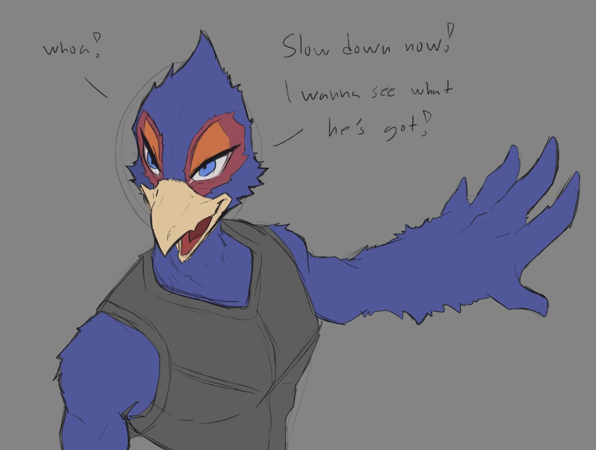 #falcolombardi #falco #starfox #wip 
This will take a while