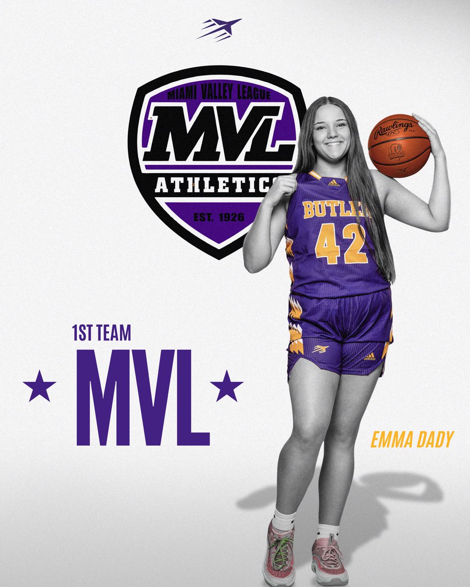 🏅𝟙𝕊𝕋 𝕋𝔼𝔸𝕄 𝕄𝕍𝕃 🏀

Sophomore F/C 𝐄𝐦𝐦𝐚 𝐃𝐚𝐝𝐲 ➡️ 1st Team MVL

#WeAreLadyAviators | #WeAreAviators