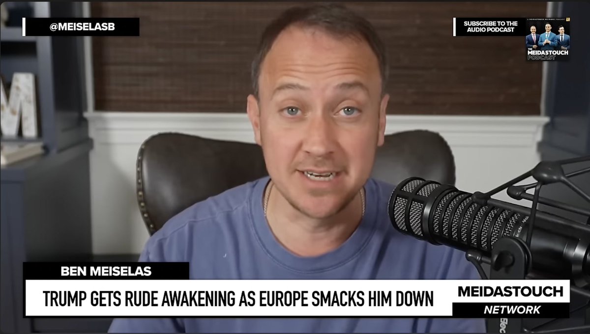 THEIALX's tweet image. Trump Gets RUDE AWAKENING as Europe SMACKS HIM DOWN

MeidasTouch
Host #BenMeiselas reports on European leaders rallying behind #Ukraine #PresidentZelenskyy after Trump’s ultimate betrayal.

youtu.be/VzJU9AIsXIQ/