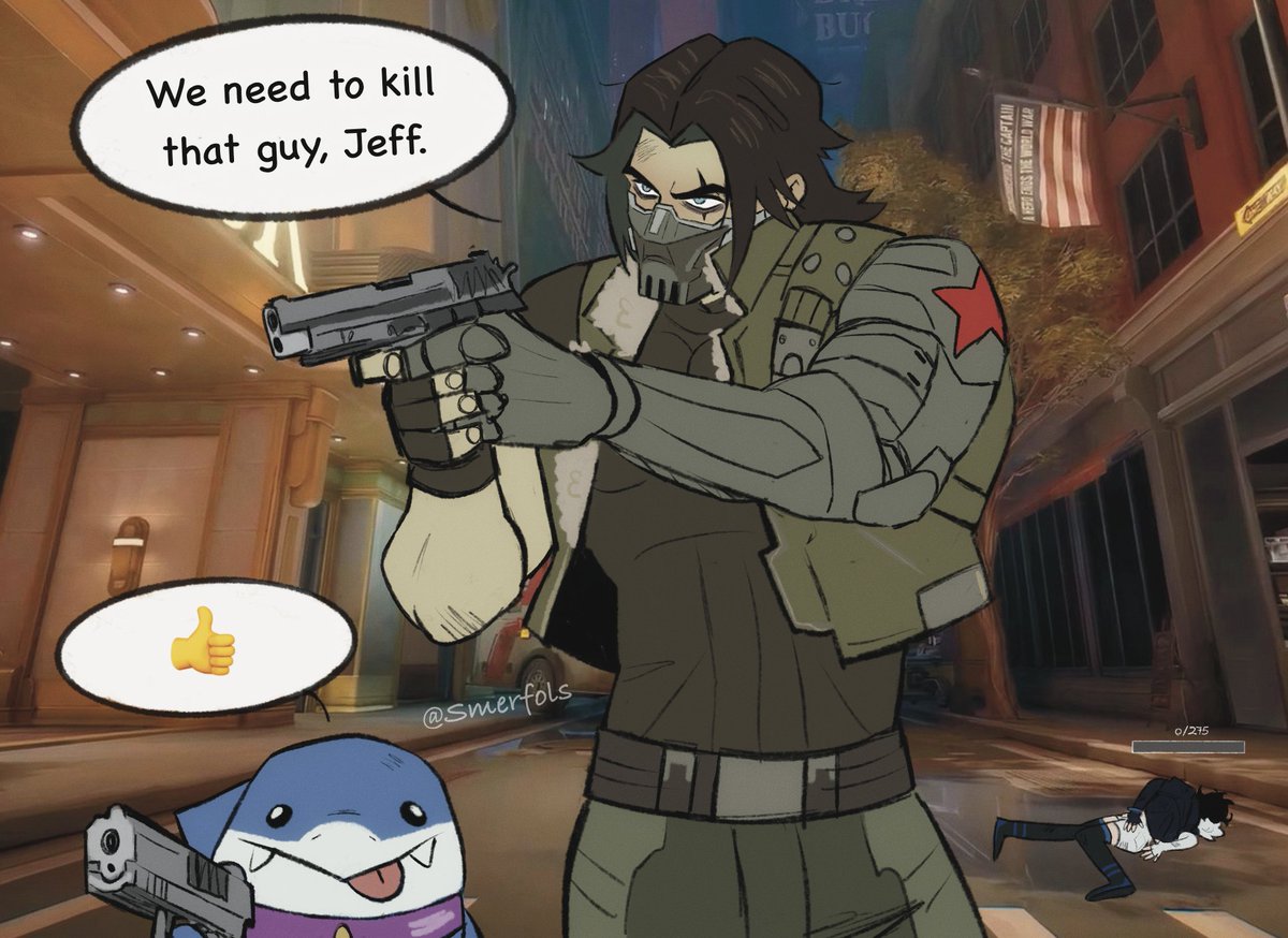 Based on true events #buckybarnes #jeffthelandshark #lunasnow #MarvelRivals