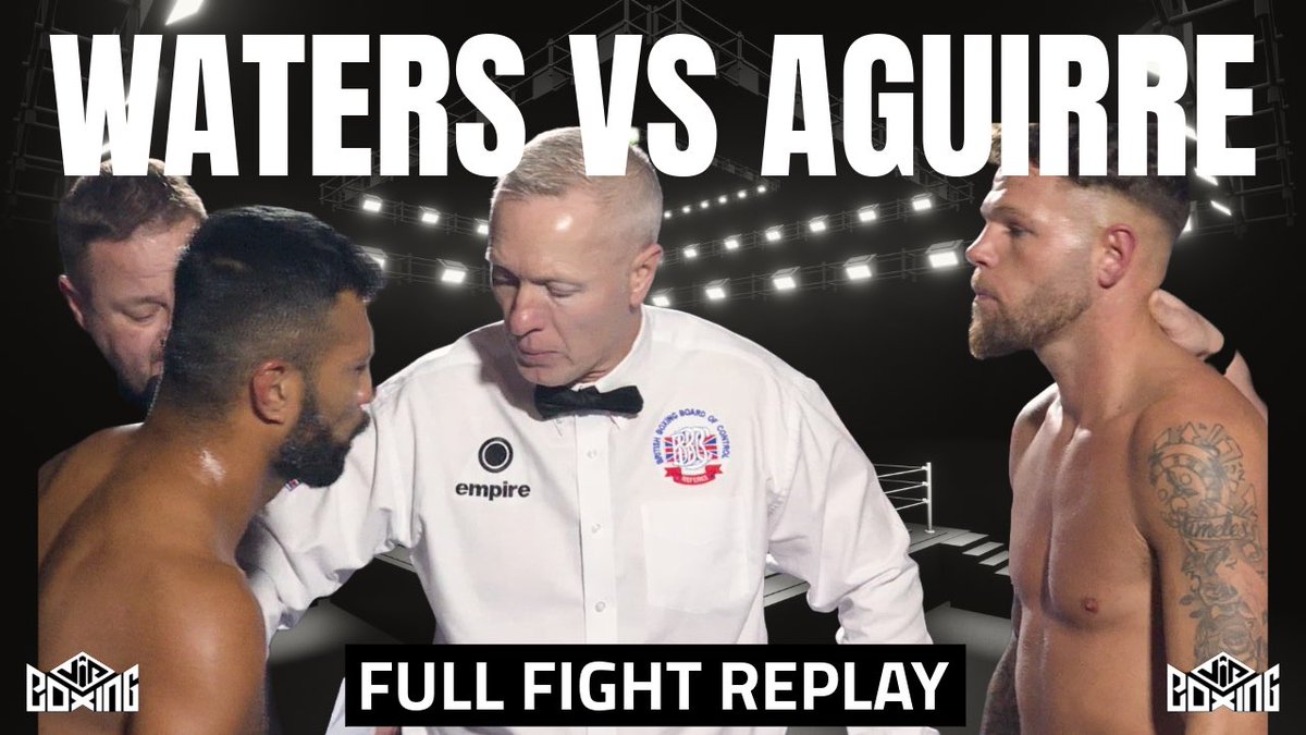 Travis Water v Jose Aguirre | Full Fight Replay youtu.be/wFso3aSW-i8?si… 

The Walker Activity Dome, Newcastle.  Saturday 15th February 2025

#Smashtime | #TravisWaters | #Undefeated | #VIPBoxing | <a href="/travwaters96/">Travis Waters</a> | <a href="/BoxingTenacity/">Tenacity boxing</a>