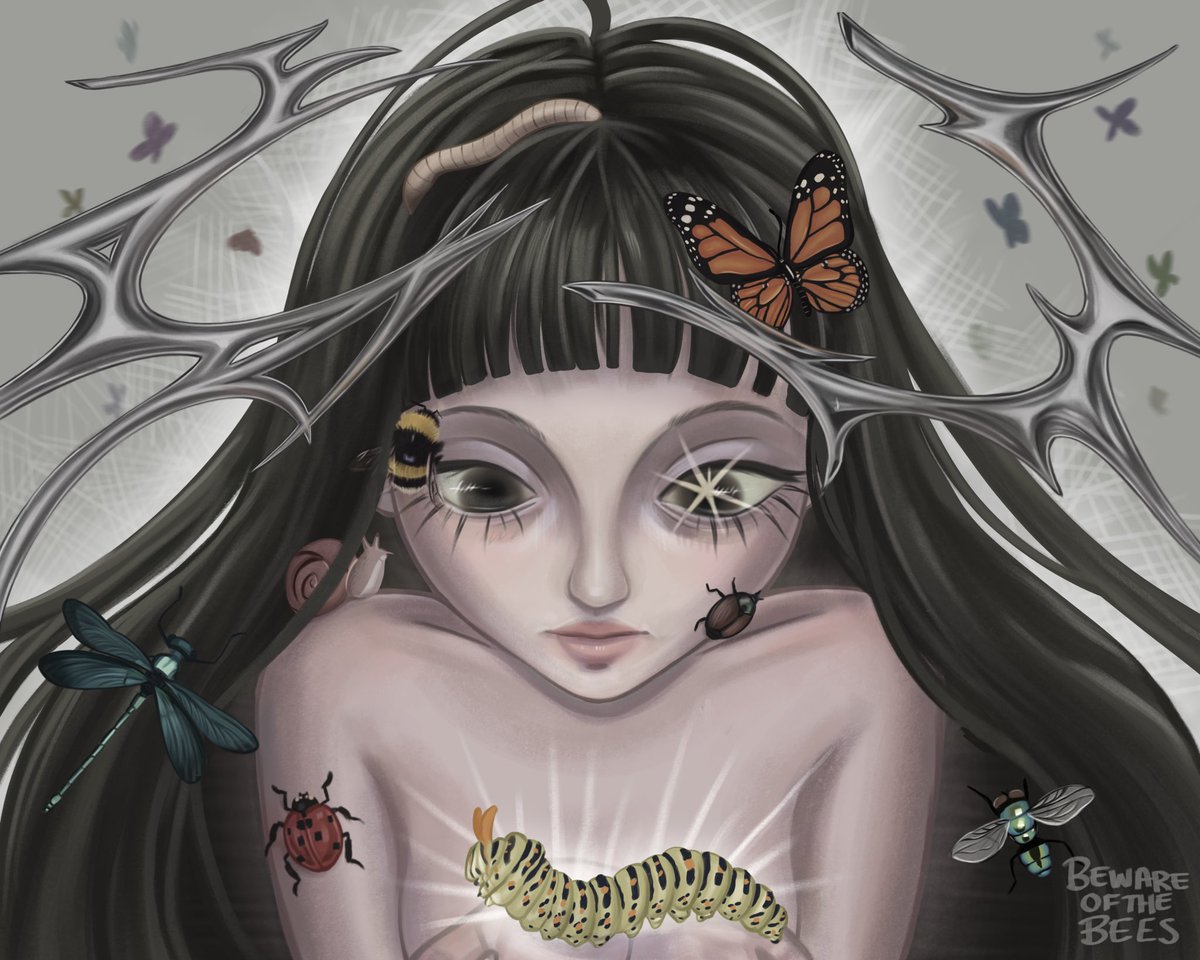 BewareOfTheBees's tweet photo. bug girl #illustration https://t.co/wAlpV4752U