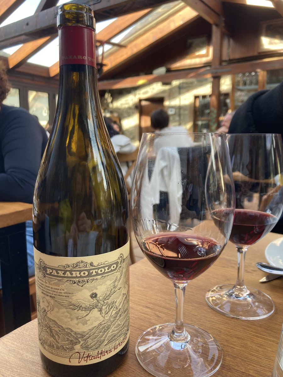 mplans8's tweet photo. Brindem a alta muntanya amb el fantàstic Paxaro Tolo 2022 , 100% Mencía 🔝😍🍷

#valldaran #winelover #paxarotolo #uvasfelices #montanya #mencía #amics https://t.co/tvmGqMH1E1