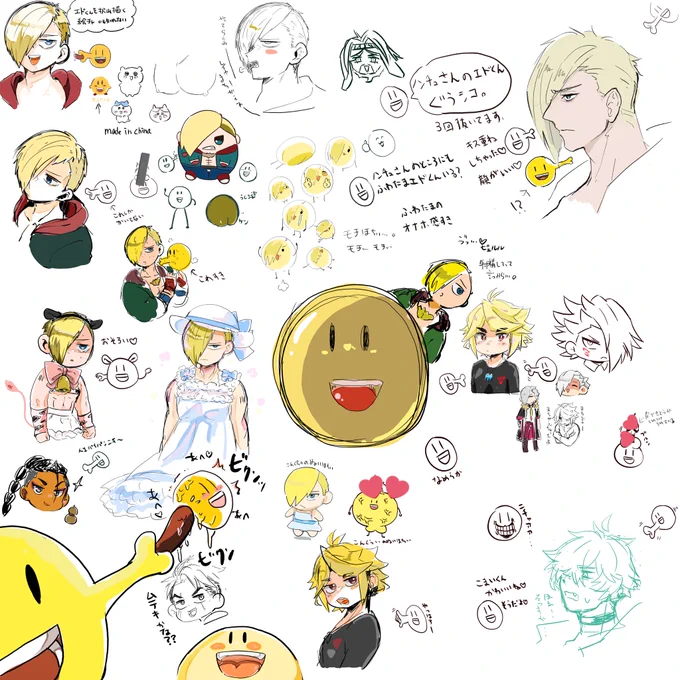 モコイさん、ノンチュさんと絵チャやってたよー 