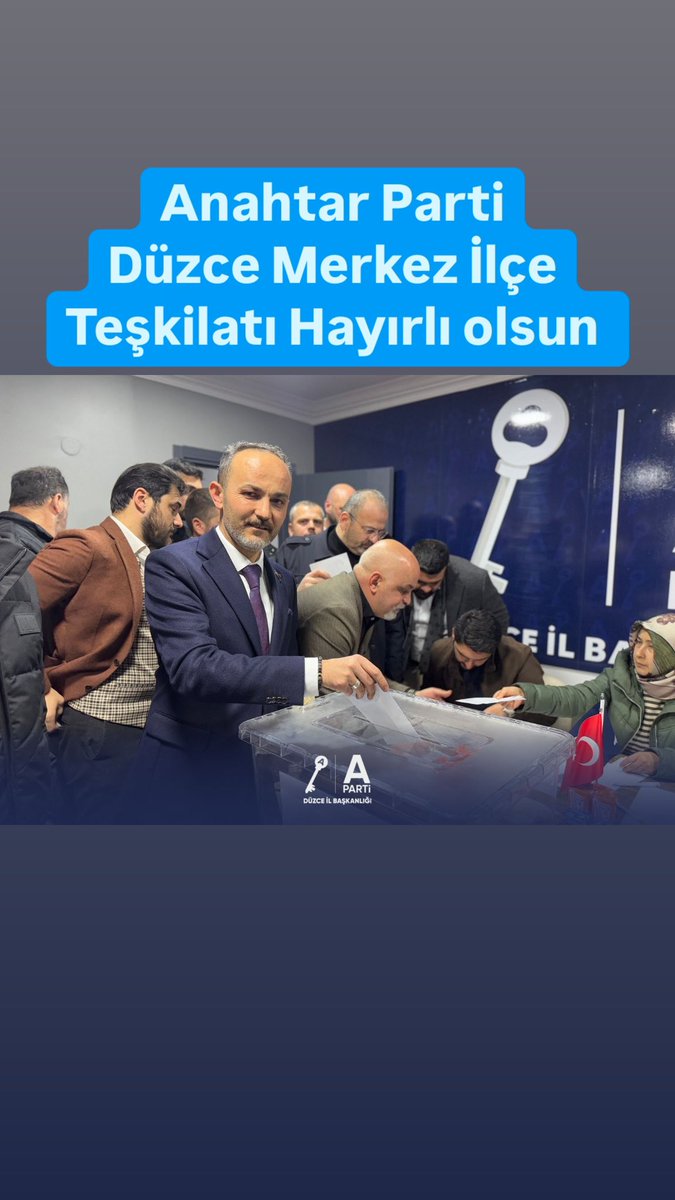 adr8182's tweet photo. 16 ŞUBAT 2025
Anahtar Parti Düzce Merkez ilçe Kongremizi tamamladık🇹🇷🗝️
#anahtarparti #YavuzAğıralioğlu #yaseminmet #metintopal https://t.co/rLwhhFzl4X