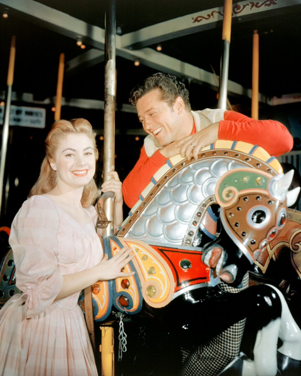 On this day in 1956, Rodgers &amp; Hammerstein's Carousel premiered in movie theaters! 🎠 

Although the film was publicized as being filmed and shown in CinemaScope 55, it was only shown in standard 35mm CinemaScope, at a screen aspect ratio of 2.55:1. <a href="/RnH_Legacy/">Rodgers & Hammerstein</a>