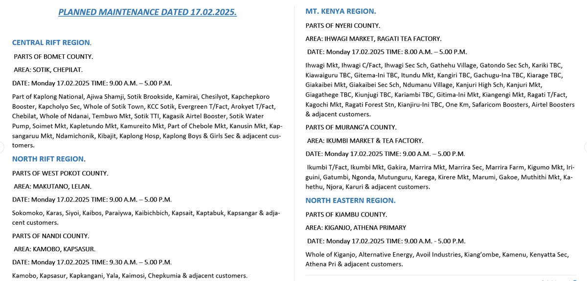 Kenya Power tweet media