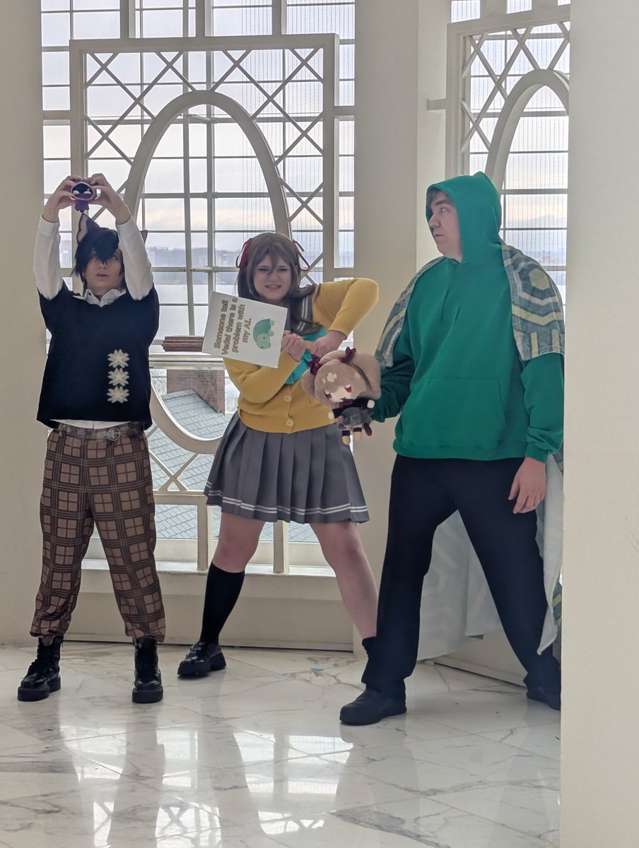 Vedal and Neuro-Sama cosplayers spotted at #katsucon #heartheartart 

Vedal: Me
Neuro-Sama: <a href="/candym0n/">🍭Candymon 🍭</a>