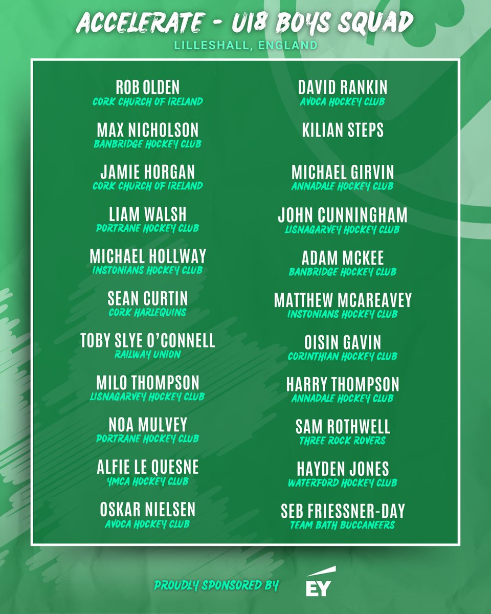 U18 BOYS ☘️