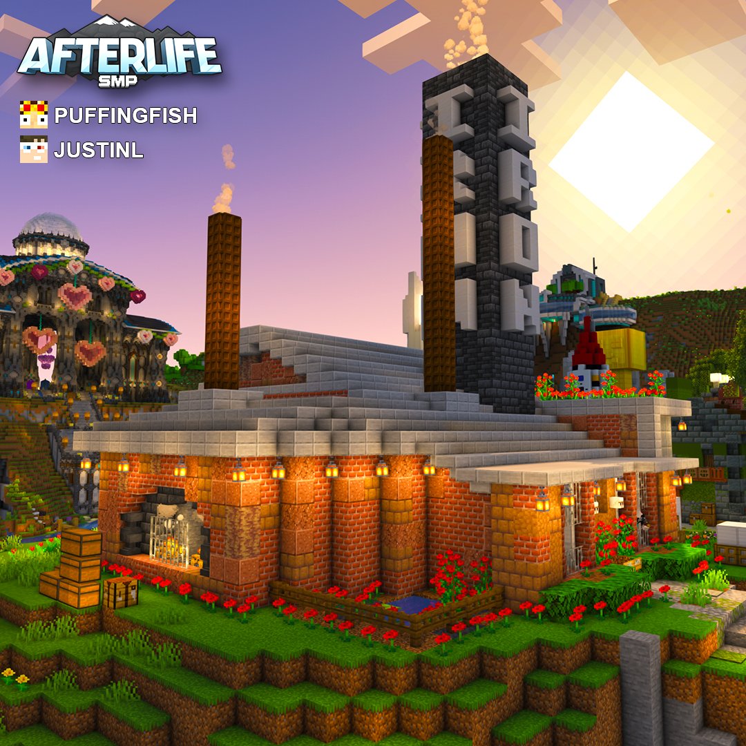 🔥 Freshly forged and ready! <a href="/HqFish/">PuffingFishHQ</a> &amp; <a href="/JustinRL94/">JustinL</a>'s Iron Shop is here for you, whether you need blocks, tools, or just some ingots, this is the place to be. 

When you get your first iron in your world, what do you craft up first? ⚒️

#Minecraft #MinecraftBuilds #MinecraftSMP