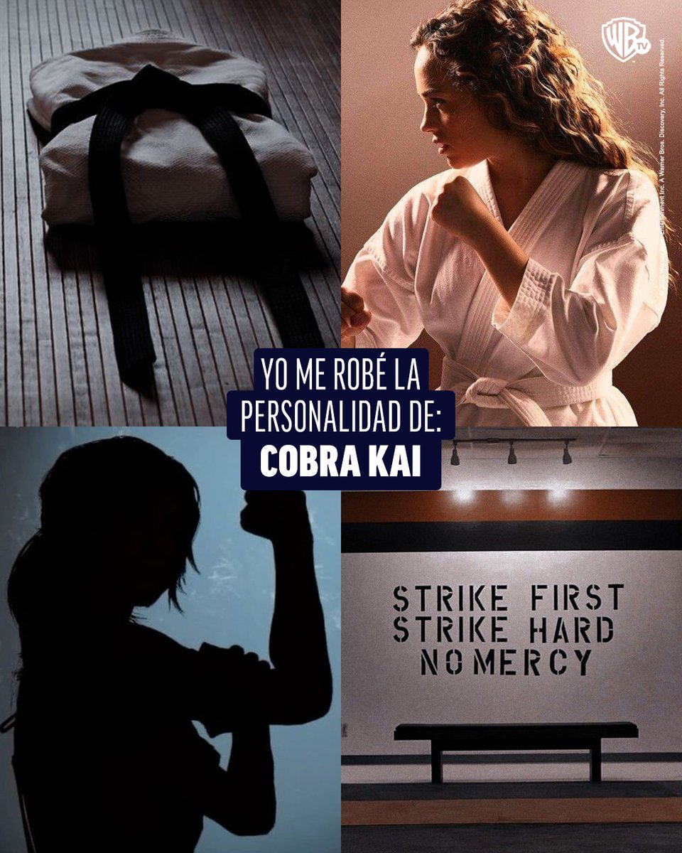 WarnerChannelLA's tweet photo. Nos robamos la personalidad de los mejores. ❤️ ¿Cuál es la tuya?
#WarnerChannel #CobraKai https://t.co/vyw6jaxfK1