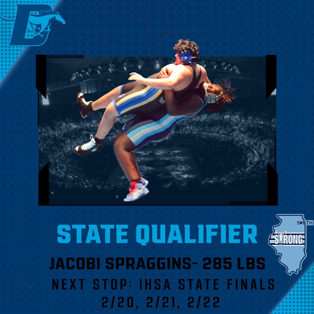 DGS_Wrestling's tweet image. These wrestlers believe in something bigger than themself, and continue to chase down greatness. We are proud of all of them as they wrestled with heart and guts. On to the next best thing. Next stop: IHSA Wrestling State Finals.
Sectional Placers 
3rd place- Greene, Spraggins