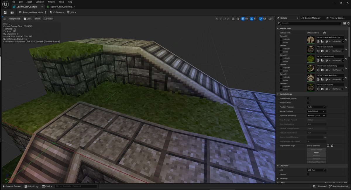 EvilReFlex's tweet image. I really start to love this #N64 filtering for #UnrealEngine ! 😍
#UE5RFX #UE5 #UnrealEngine5 #retrogamedev