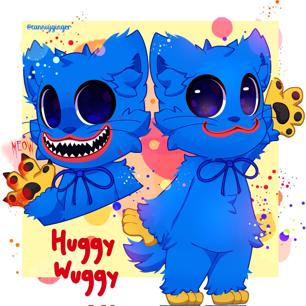 Huggy wuggy from poppy playtime cat version XD

#PoppyPlaytimeChapter4