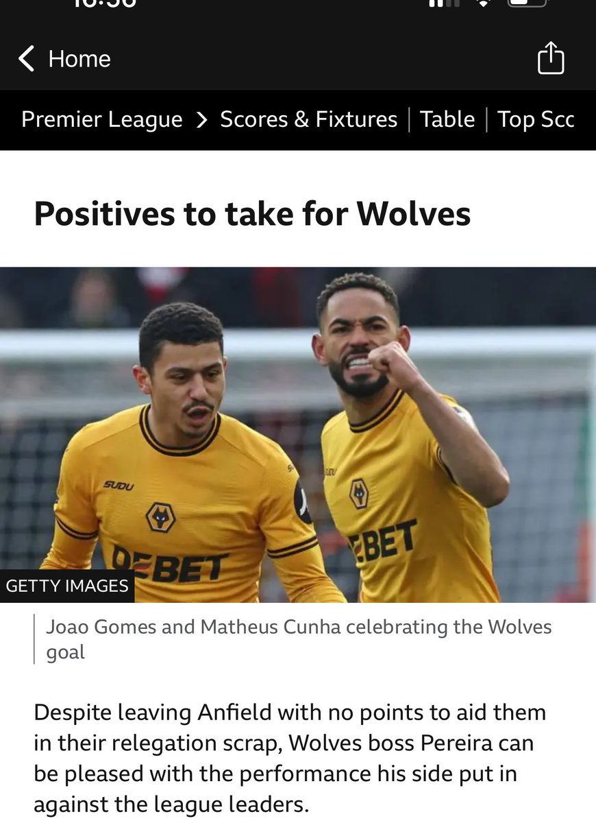 davidrtee's tweet image. After flagging up JSL‘s position in the starting XI last week, @BBC does it again today on their news site match report #wwfc