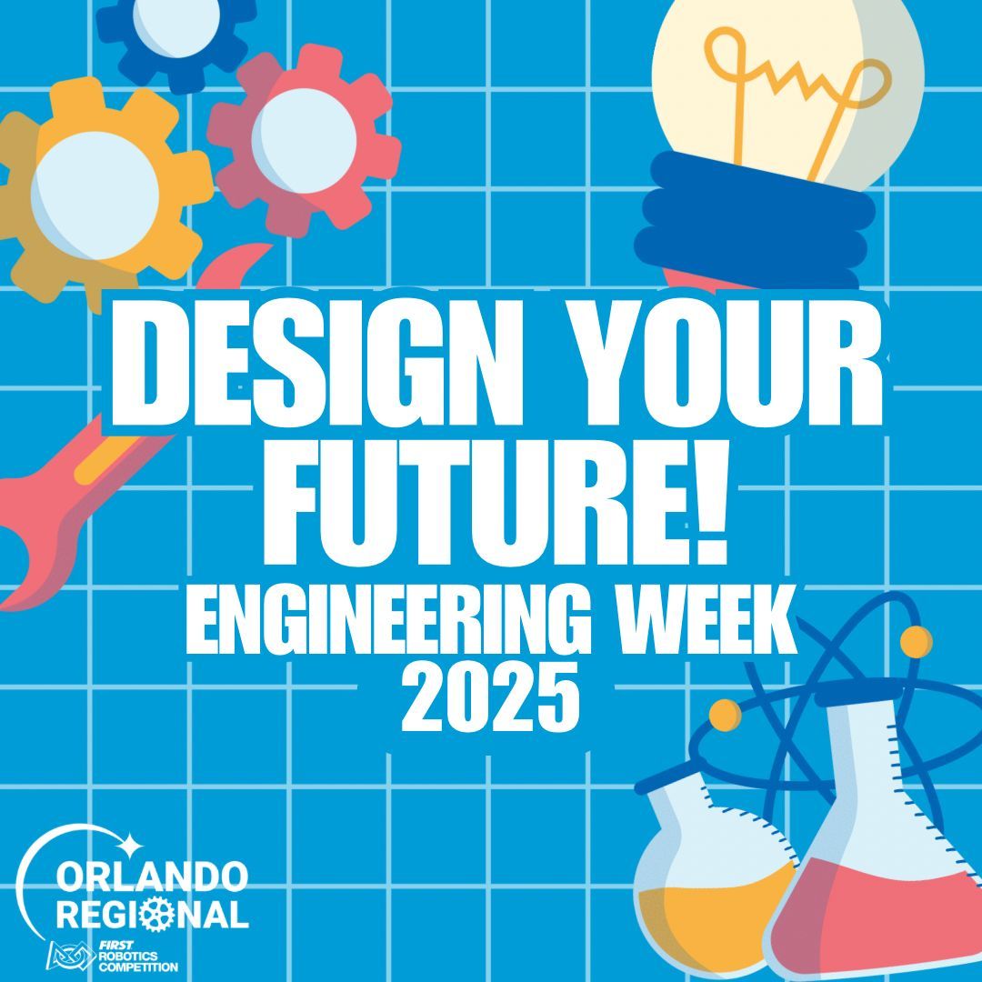From Feb 16-22, we’re celebrating the innovators of tomorrow! FIRST Robotics empowers students to tackle real-world challenges and build the skills to shape their future in STEM. Dream big, think bold, and engineer your path forward!

#EngineeringWeek  #OrlandoFRC #FIRSTRobotics