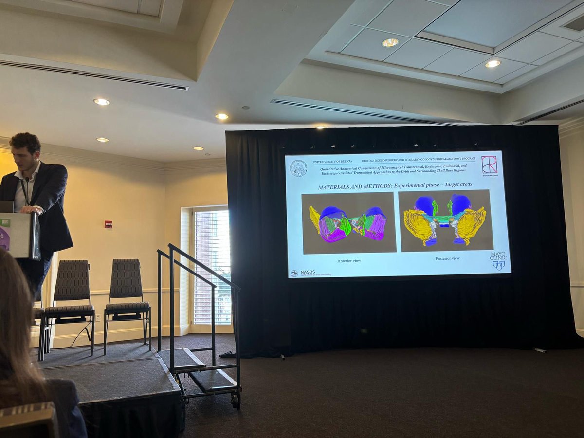 PerisCelda's tweet image. So proud of #Rhotonprogram work and presentations @NASBSorg @MayoClinicNeuro @MayoClinicENT @CesarLucianoPhD @MSaezAlegre @alexyohan99 Drs. Piazza, Alam, Serioli, @edoardo_agosti @Alessan73348577 @mmjbauman @fabionchunipa
Extraordinarily talented young surgeons and researchers!