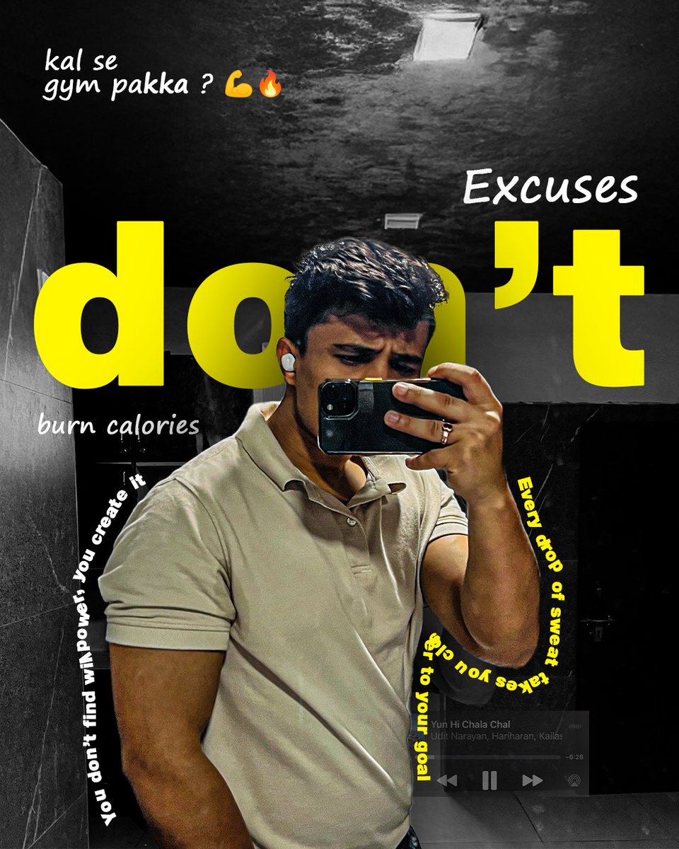 jitinderparihar's tweet photo. Wassup X 
Did you hit gym today? 

#graphicdesign #life #workout #sunday #motivation #explore https://t.co/F1aLyx15hI