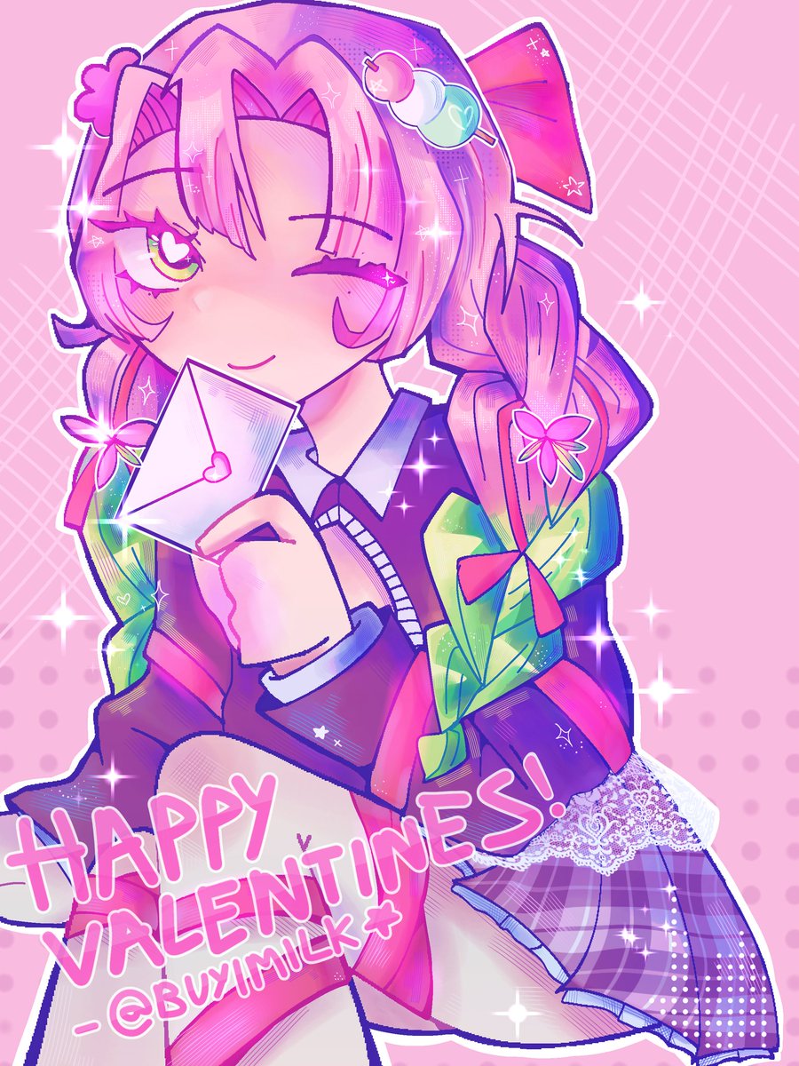 KINDA LATE
Mitsuri Valentine themed art!
#art #kny