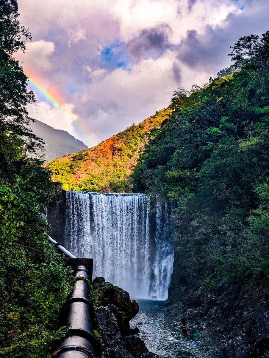willylondon's tweet photo. "Waterfall, mist, and a rainbow—Jamaica never stops showing off. 🌿💦✨ #ReggaeFalls #Jamaica #NatureVibes" https://t.co/bMIiSapAqV