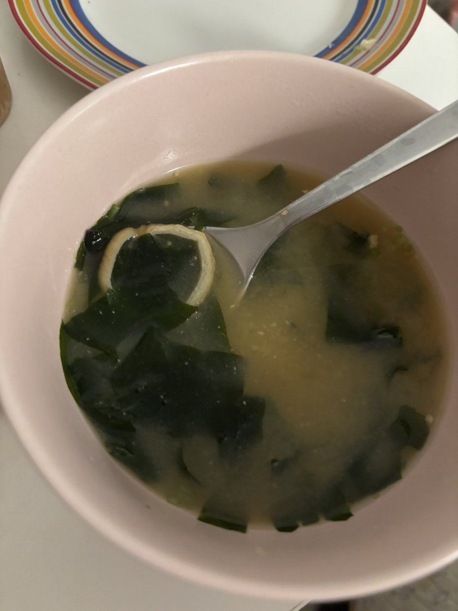 Instant miso soup is a godsend its cheap, easy to make, low cal and delicious 😋