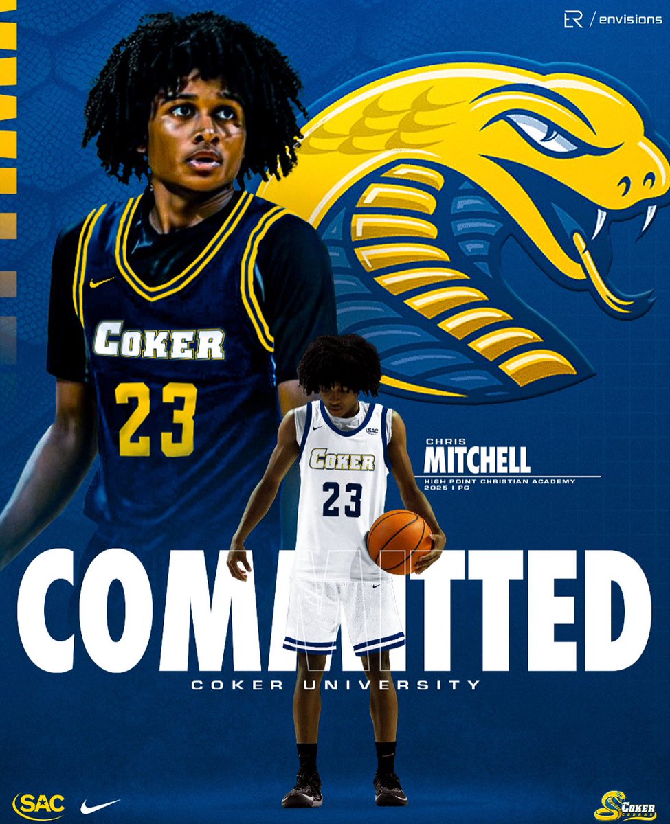 Chris Mitchell (@trulychrism_5) on Twitter photo Extremely Blessed!!! #committed <a href="/CobrasMBB/">Coker MBB</a> Thanks To Both <a href="/mlamberti24/">Michael Lamberti</a> <a href="/CoachArnold0/">Brady Arnold</a>
<a href="/ERenvisions/">ER envisions</a> <a href="/k_lew1/">Kendall Lewis</a> <a href="/JosephCooper32/">Coach Cooper</a> <a href="/CoachBennett13/">Chris Bennett</a> <a href="/ChrisMitch97620/">Chris Mitchell</a> <a href="/HPCAbasketball/">HPCA Boys Basketball</a> <a href="/HPCA_Athletics/">Cougar Athletics</a> <a href="/DennisHopson/">Dennis Hopson </a>
<a href="/coachricritch/">Ricky Ritch</a> <a href="/CoachHicksHoops/">Coach Hicks</a> <a href="/Coach__Rob566/">LaShawn Robinson BS MS</a> Extremely Blessed!!! #committed <a href="/CobrasMBB/">Coker MBB</a> Thanks To Both <a href="/mlamberti24/">Michael Lamberti</a> <a href="/CoachArnold0/">Brady Arnold</a>
<a href="/ERenvisions/">ER envisions</a> <a href="/k_lew1/">Kendall Lewis</a> <a href="/JosephCooper32/">Coach Cooper</a> <a href="/CoachBennett13/">Chris Bennett</a> <a href="/ChrisMitch97620/">Chris Mitchell</a> <a href="/HPCAbasketball/">HPCA Boys Basketball</a> <a href="/HPCA_Athletics/">Cougar Athletics</a> <a href="/DennisHopson/">Dennis Hopson </a>
<a href="/coachricritch/">Ricky Ritch</a> <a href="/CoachHicksHoops/">Coach Hicks</a> <a href="/Coach__Rob566/">LaShawn Robinson BS MS</a>