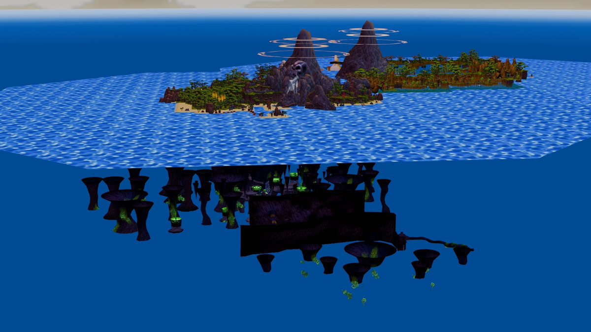 SamuelWenner's tweet photo. The entire N. Sanity Island Hub! I'll be adding the characters and items next to make the world feel alive!

#CrashTwinsanity #CrashBandicoot #CrashBandicootFanart #NSanityIsland #Blender #Map #HubWorld https://t.co/cFw0WwW5e4