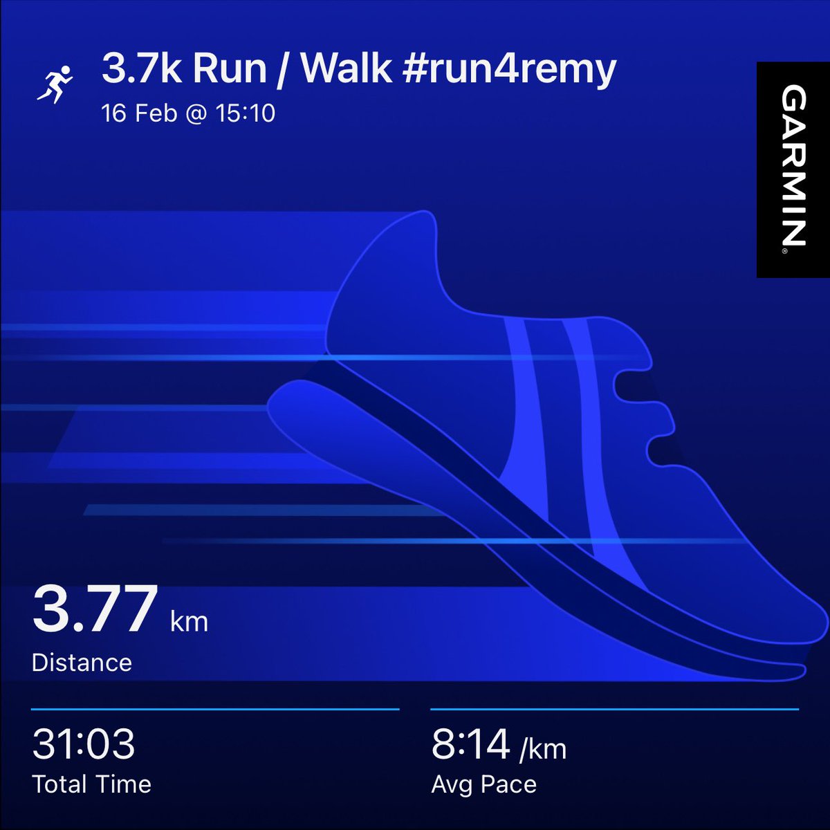 7.5k progressive run followed by a walk run exploration of the local trails