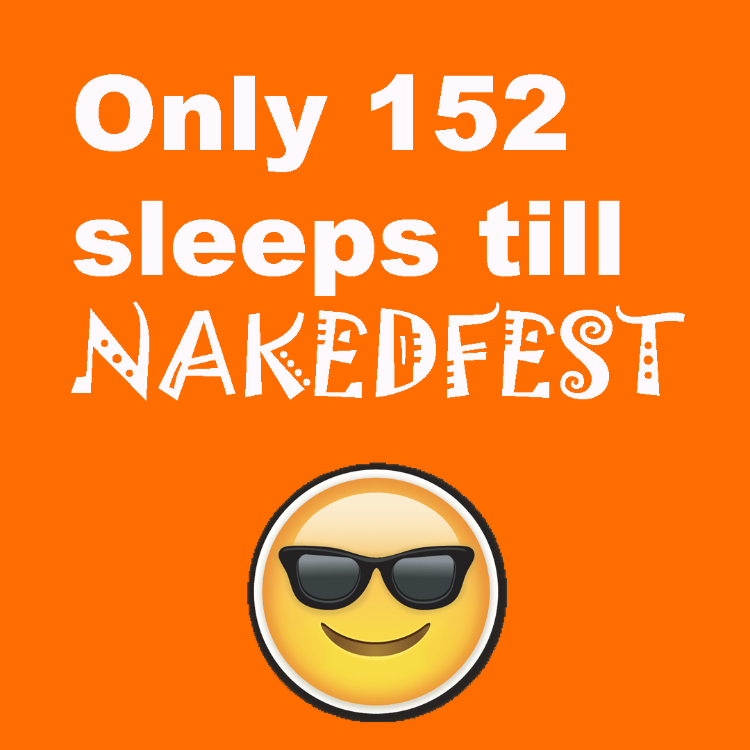 Might  as well start the countdown 🤣 #nakedfest #nakedcamping #gaynakedcamping #nakedmen