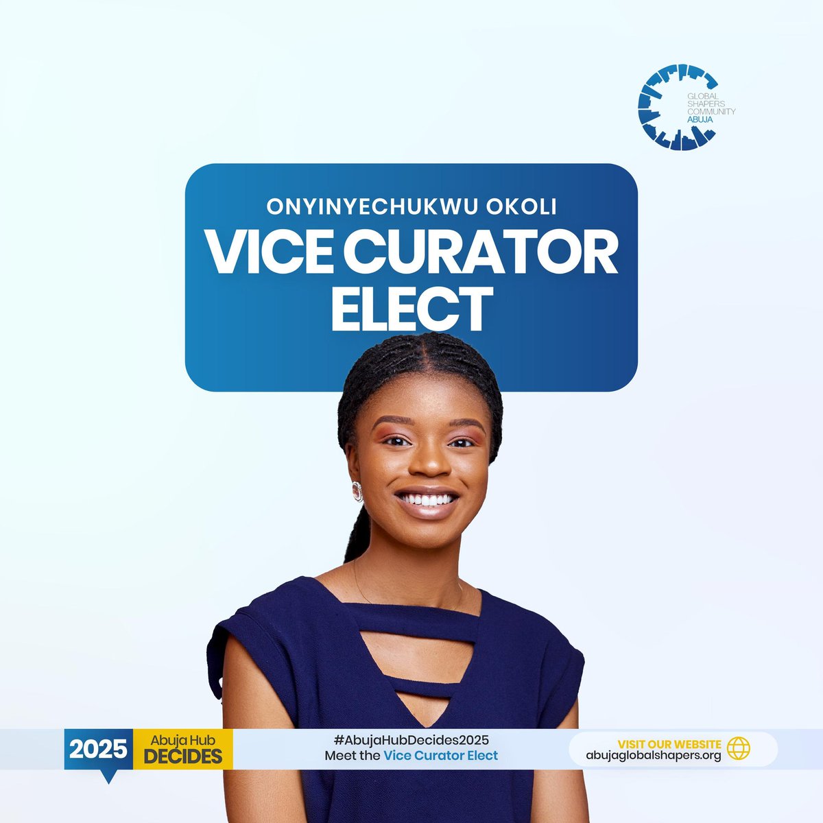 Abuja Global Shapers (@abujagsc) on Twitter photo Congratulations to the Vice Curator-Elect for the 2025/2026 hub year!π
We wish you an impactful and successful leadership tenure!π
<a href="/onyillee_okoli/">onyinye okoli</a>
#AbujaGlobalShapers Congratulations to the Vice Curator-Elect for the 2025/2026 hub year!π
We wish you an impactful and successful leadership tenure!π
<a href="/onyillee_okoli/">onyinye okoli</a>
#AbujaGlobalShapers