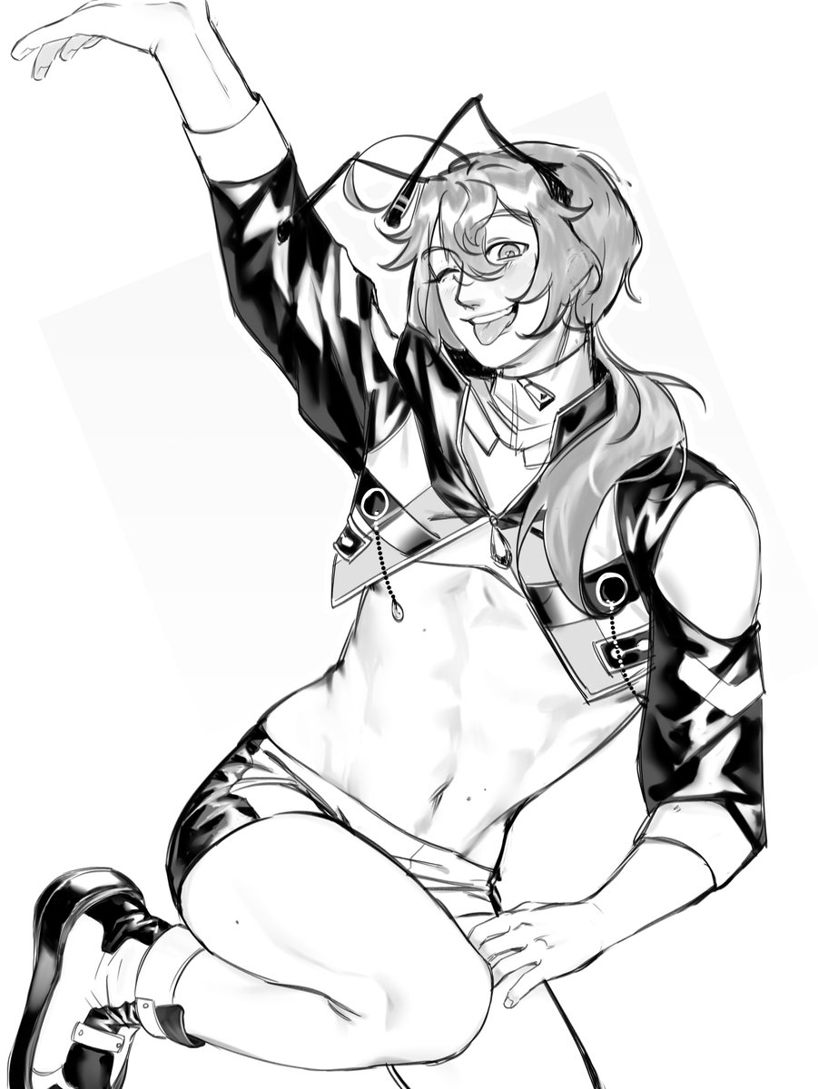 pastrysausage's tweet image. Show your belly more often pls