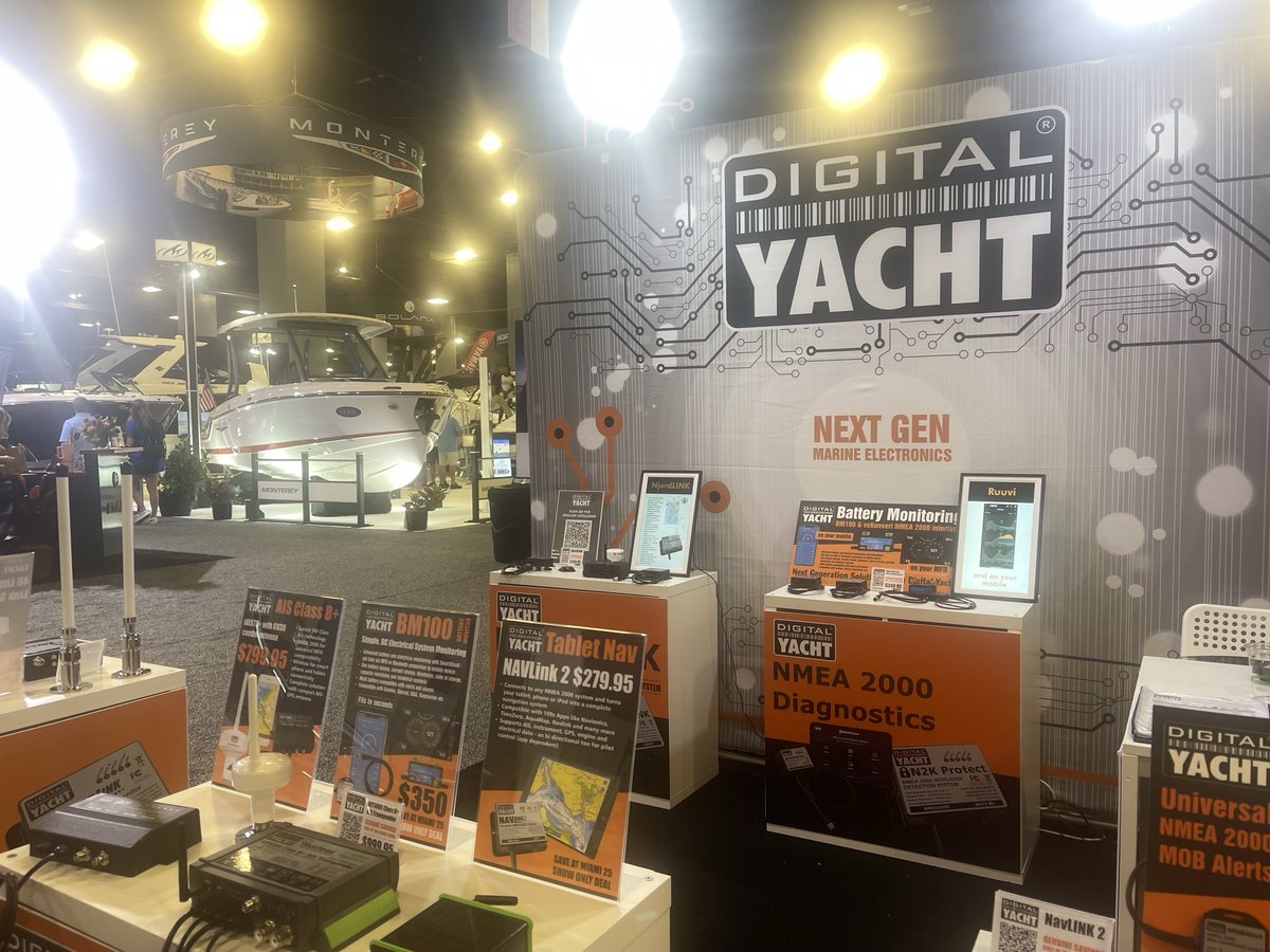 Last dat ⁦<a href="/MiamiBoatShow/">Miami International Boat Show</a>⁩ - next generation #navigation at its best from Digital Yacht
