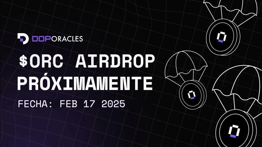 ¡Última llamada! 📢

¡El lanzamiento para el Airdrop de $ORC tendrá lugar mañana!

Asegúrate de que estás holdeando, stakeando o usando $DOP para asegurar tu elegibilidad. 🎯

Conoce más: dop.org/blog/get-ready…