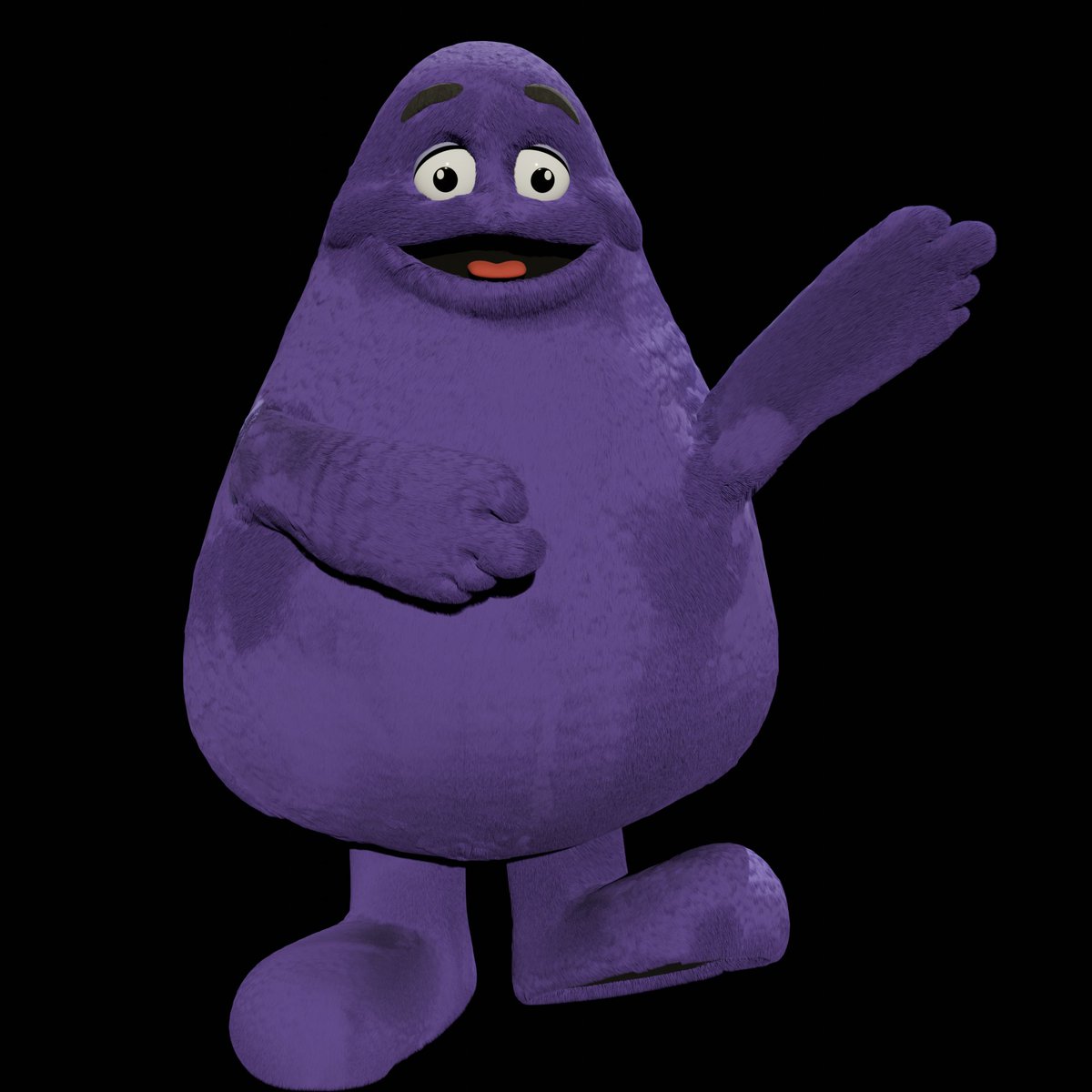 BitWizard727's tweet image. Cool purple guy for fun

#grimace #blender #mcdonalds