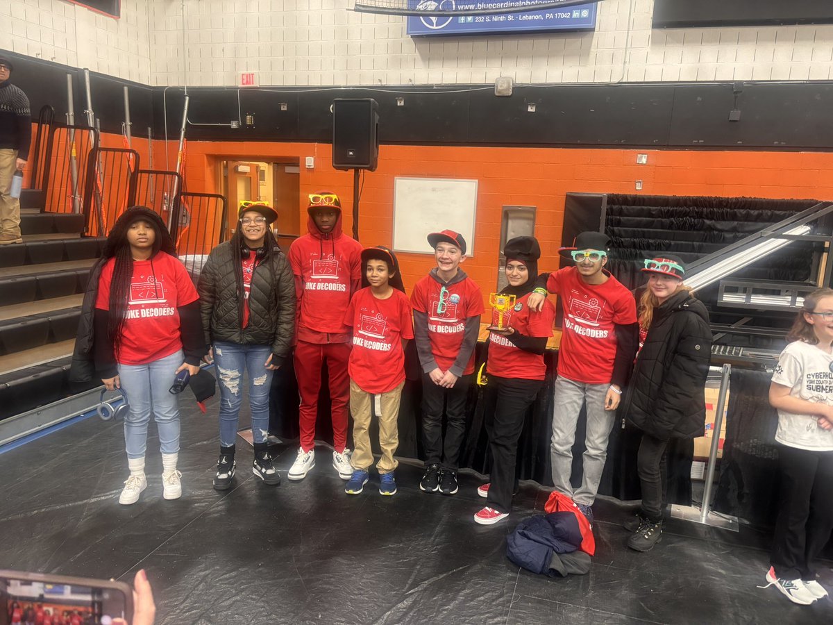 Congratulations goes out to our <a href="/DukeCitySD/">Duquesne City School District</a> Duke Decoders for bringing home the Motivating Award from the First Lego League State Playoffs! We couldn’t be more proud of them! <a href="/BstowellActor/">Brian Stowell</a> <a href="/MichelleStow85/">Michelle Stowell</a>