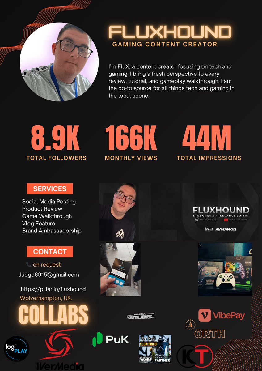 FluXHoundFB's tweet image. 🚀 Just dropped my media deck!
If you're a brand looking for a content creator, for strategic partnerships, or unique ways to connect with your audience, let’s talk. I bring:
engaging storytelling,
high-impact campaigns,
creative collaborations.
Email / Media kit in bio