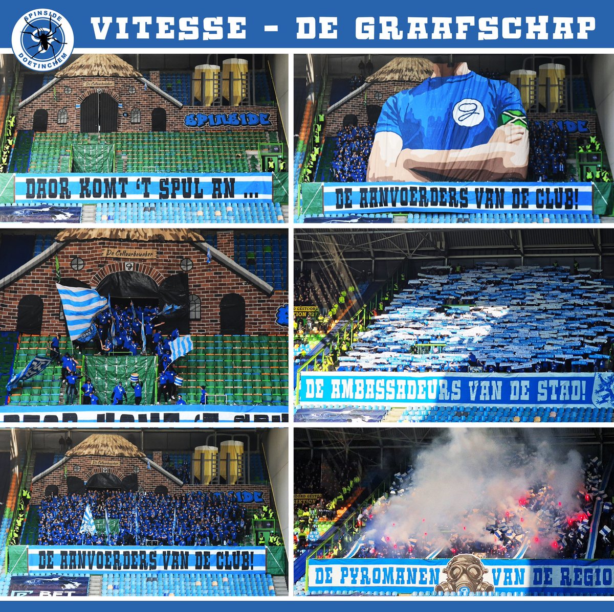 SpinSideDTC's tweet photo. Vitesse - De Graafschap #vitGRA

#WantDeGraafschapzijnWIJ 💙🤍

𝗦𝗽𝗶𝗻🕷𝗦𝗶𝗱𝗲 https://t.co/0Dnv2kOHzt