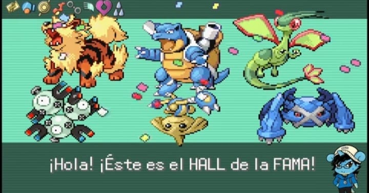 LaprasEl's tweet photo. Al final nos estaba ganando el sueño, pero se logro completar el #Redto me divertí la verdad, hace mucho no completaba Hoenn y le agarre cariño a varios pokes que normalmente no me acompañaban en la aventura https://t.co/lorcpaB1HK