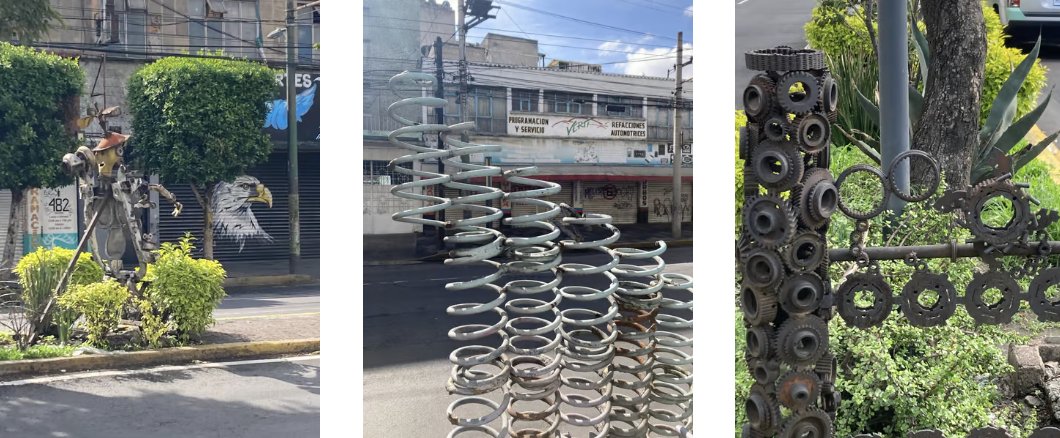 localmx_'s tweet image. #ArteLocal ¿Porqué hay escultura de piezas de autopartes en la colonia Buenos Aires? 
-
#LocalArt Why is there sculpture of auto parts in the Buenos Aires neighborhood?