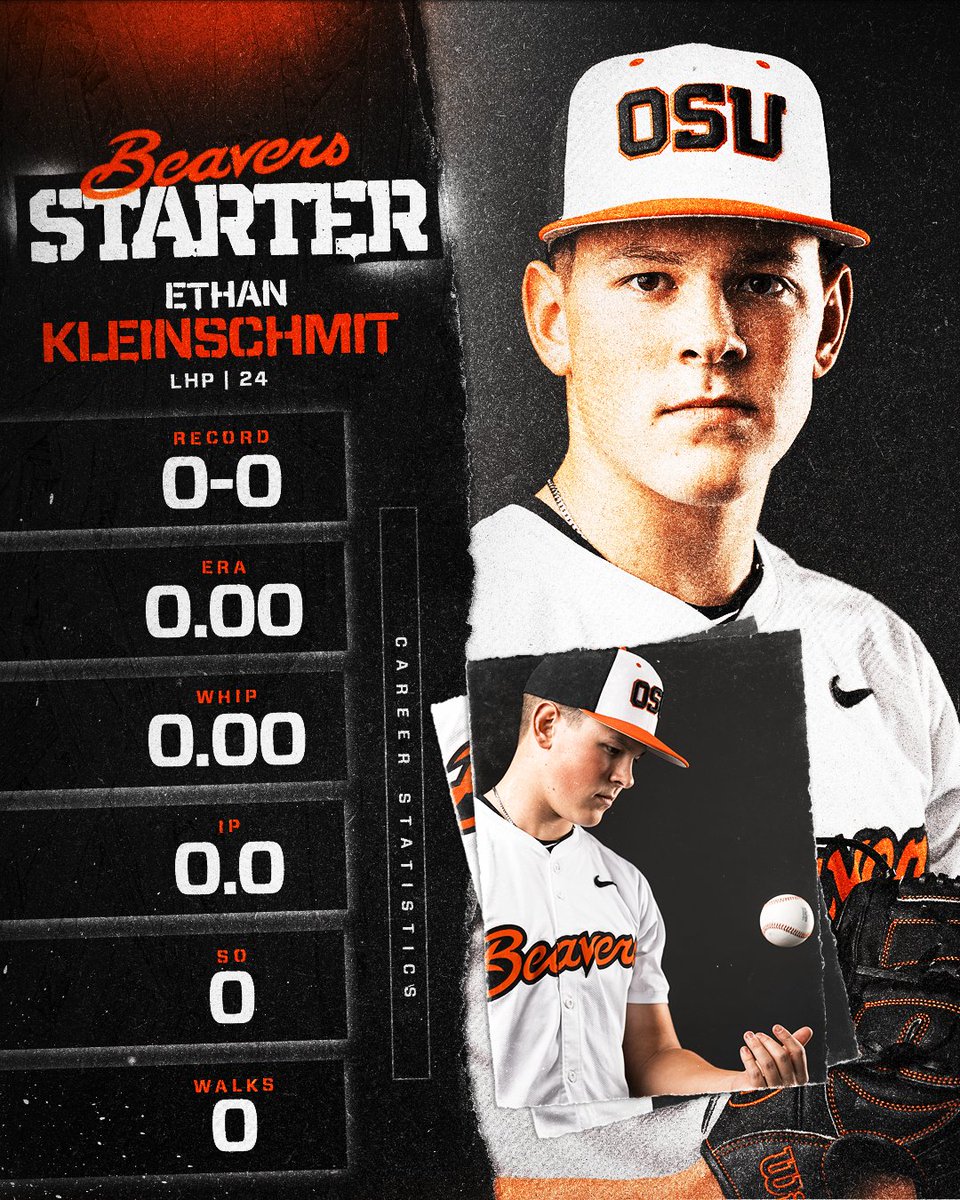 Another Beaver debut coming in 90 minutes.

#GoBeavs