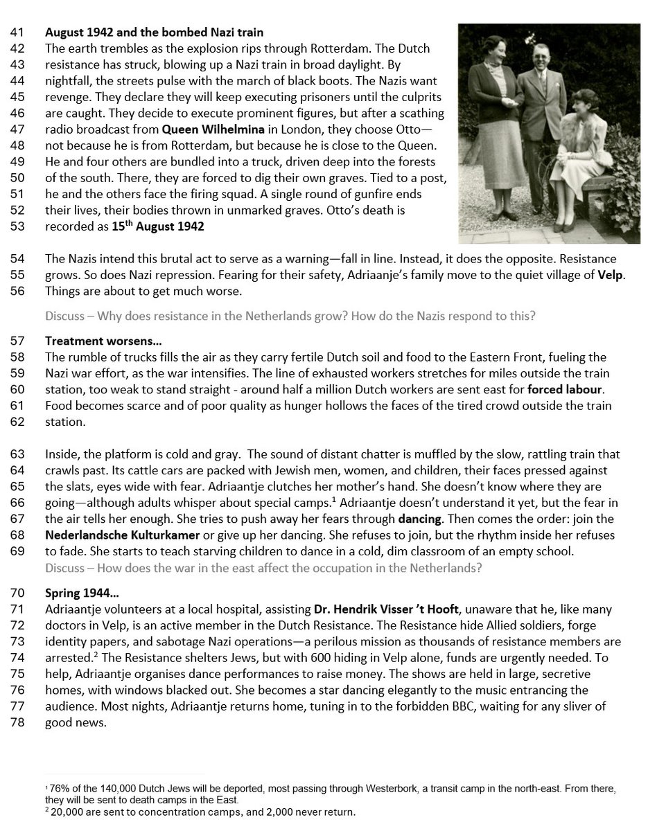 MrBassett0's tweet photo. Super pleased to have finished another story (in collab w/ the fantastic @PeteJackson32) for our GCSE Nazi enquiry on occupation in the East vs West. I can't wait to teach this after half term! We are always open to feedback! https://t.co/uVoty0iZAg