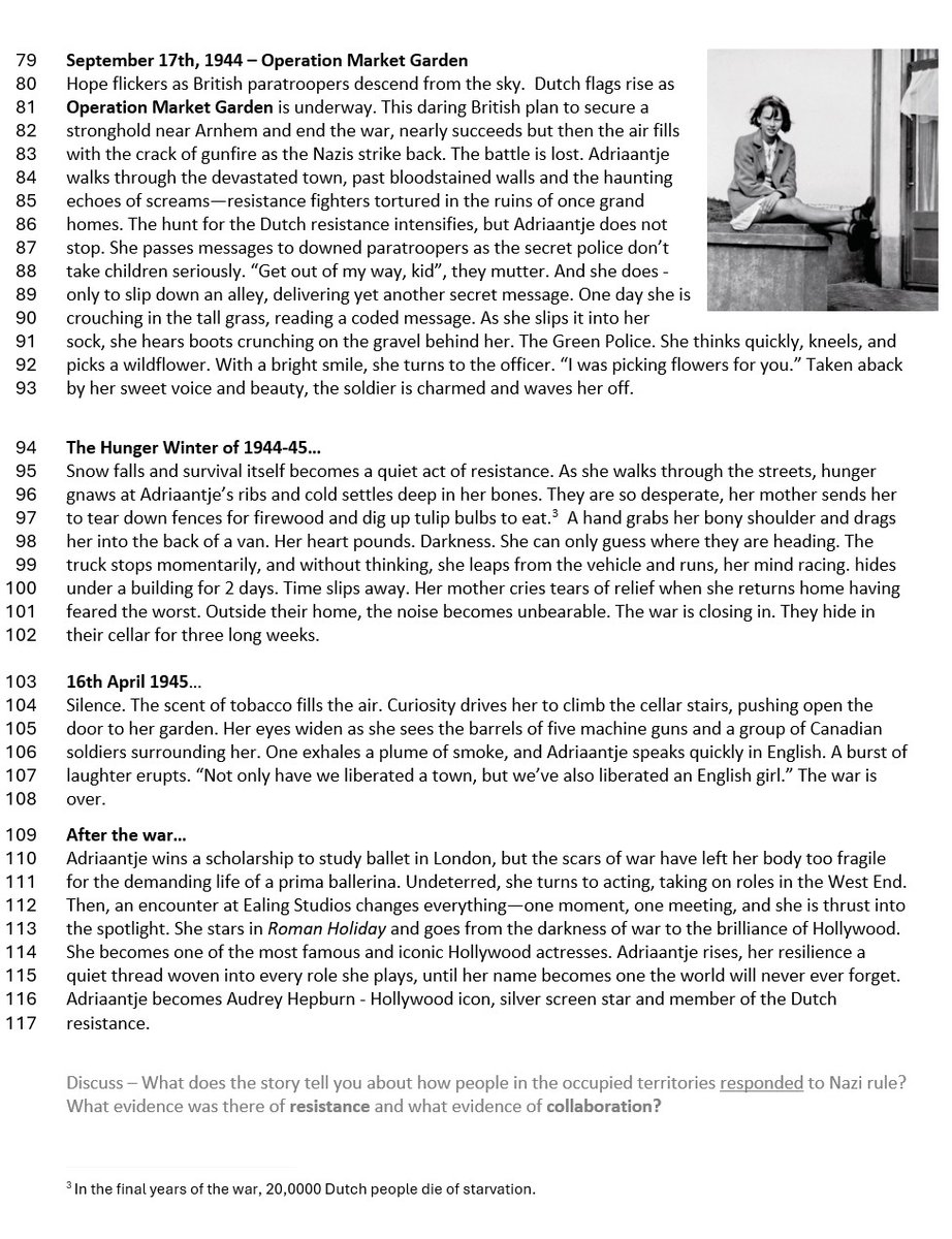 Super pleased to have finished another story (in collab w/ the fantastic <a href="/PeteJackson32/">Pete Jackson</a>) for our GCSE Nazi enquiry on occupation in the East vs West. I can't wait to teach this after half term! We are always open to feedback!