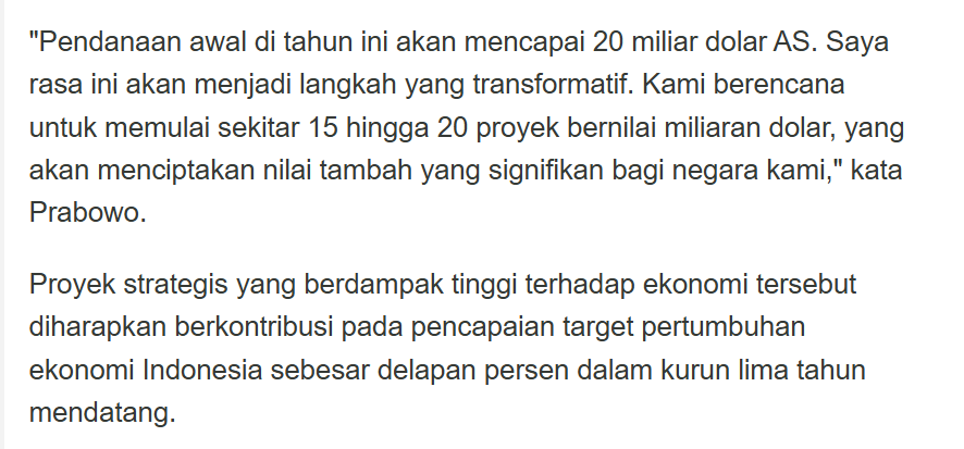 kafir_introver's tweet photo. ini gaada yang mau ramein soal danantara kah? alokasi tahun pertama 20 miliar dollar buat 15 proyek? badan pelaksana 2 orang, dengan direktur eksekutf maksimal 6 orang??? https://t.co/PiquCUfB9K