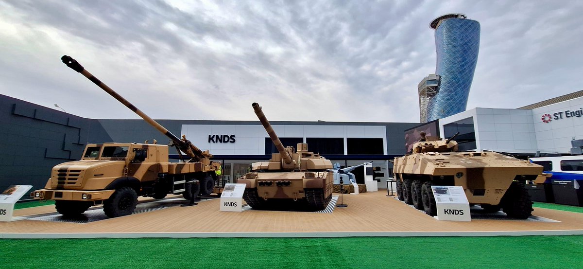 KNDS_France's tweet image. Char #Leclerc, #CAESAR, #RAPIDFire : KNDS France présent au salon IDEX 2025. Pour en savoir plus➡️ urlr.me/B5DZ8J

Leclerc Main battle tank, CAESAR, RAPIDFire: KNDS France at IDEX 2025. More information➡️urlr.me/U2cYy9

@IDEX_UAE