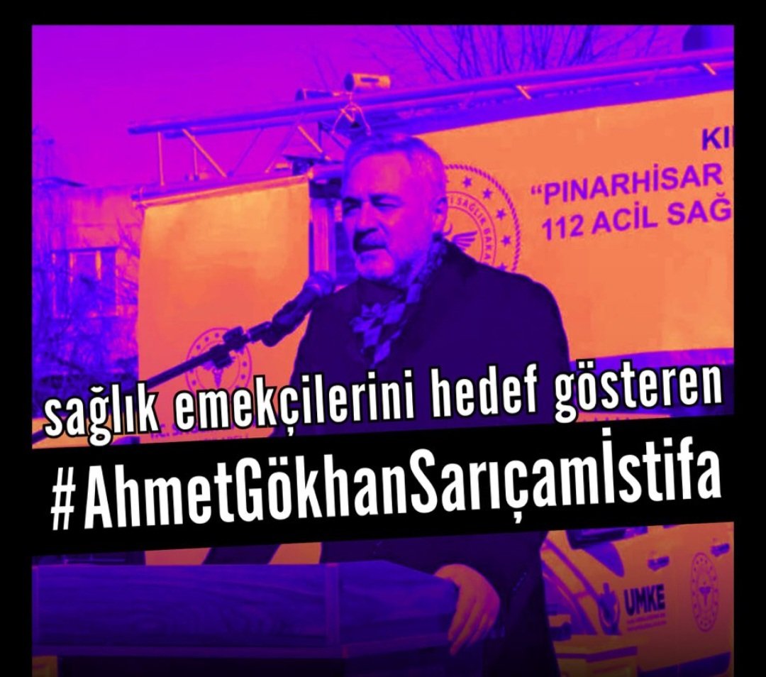 #AhmetGökhanSarıçamİstifa